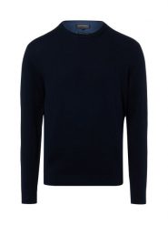 Finshley & Harding Sweter z zawartością kaszmiru Mężczyźni Bawełna niebieski, M. Niebieskie swetry przez głowę męskie Finshley & Harding, m, bez wzorów, z bawełny, bez kołnierzyka. Za 199.95 zł.