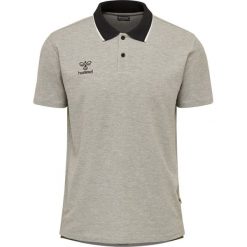 Hummel koszulka z kołnierzykiem polo męska bawełniana hml Move. Szare koszulki polo męskie Hummel, l, bez wzorów, z bawełny, klasyczne, bez ramiączek. Za 73.00 zł.