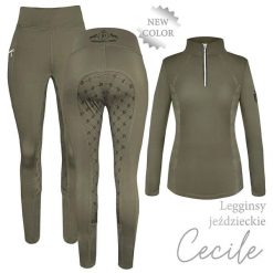 Bluzka techniczna do jazdy konnej JD ATTACK Cecile z długim rękawem. Brązowe bluzki damskie JD ATTACK, l, bez wzorów, bez kołnierzyka, bez ramiączek. Za 199.00 zł.