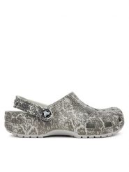 Crocs Klapki Classic Pop Animal 214153 Szary. Szare klapki damskie Crocs, bez wzorów, z tworzywa sztucznego, bez obcasa. Za 259.99 zł.