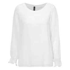 Soyaconcept Bluzka Odina złamana biel female biały S (38). Białe bluzki damskie Soyaconcept, s, bez wzorów, z szyfonu, eleganckie, bez kołnierzyka, bez ramiączek. W wyprzedaży za 85.00 zł.