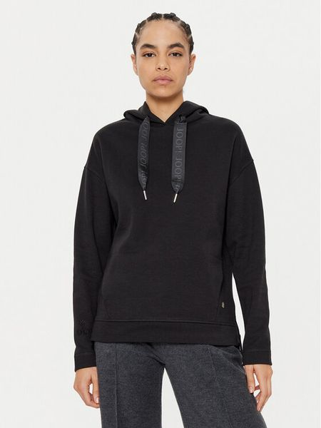 JOOP! Bluza 30032522 Czarny Regular Fit. Czarne bluzy damskie JOOP!, bez wzorów, z bawełny, bez kaptura. Za 339.99 zł.