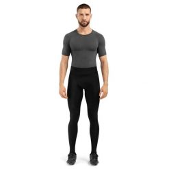 Męskie termiczne spodnie rowerowe z wkładką Kolarstwo Siroko Core Speed. Czarne spodnie materiałowe męskie SIROKO, l, bez wzorów, z elastanu. Za 127.00 zł.