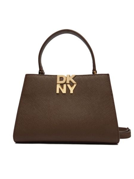 DKNY Torebka Foster R52D1L93 Brązowy. Brązowe torebki do ręki damskie DKNY, bez wzorów, ze skóry, bez dodatków. Za 1,099.00 zł.