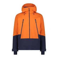 Kurtka narciarska z kapturem CMP Unlimitech. Brązowe kurtki snowboardowe męskie CMP, m, bez wzorów, z kapturem, narciarskie. Za 849.99 zł.