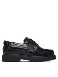 Tommy Jeans Półbuty Archive '01 Boat Shoe Lthr EM0EM01705 Czarny. Czarne półbuty na co dzień męskie Tommy Jeans, z jeansu, bez zapięcia. Za 569.99 zł.