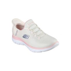 Buty SKECHERS SLIP-INS SUMMITS - DIAMOND DREAM Beżowy. Brązowe trampki i tenisówki damskie Skechers, bez wzorów, bez zapięcia. Za 384.99 zł.