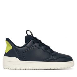Sneakersy Geox. Niebieskie trampki i tenisówki chłopięce Geox, bez wzorów, bez zapięcia. Za 249.99 zł.