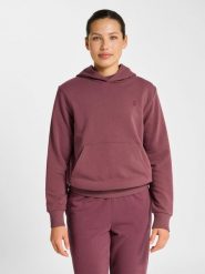 Bluza damska z kapturem Hummel Pulse. Czerwone bluzy damskie Hummel, na wiosnę, l, bez wzorów, z bawełny, z kapturem. Za 252.50 zł.