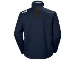 Kurtka Helly Hansen crew. Niebieskie kurtki męskie Helly Hansen, l, bez wzorów, z poliesteru, klasyczne, bez kaptura. Za 676.20 zł.