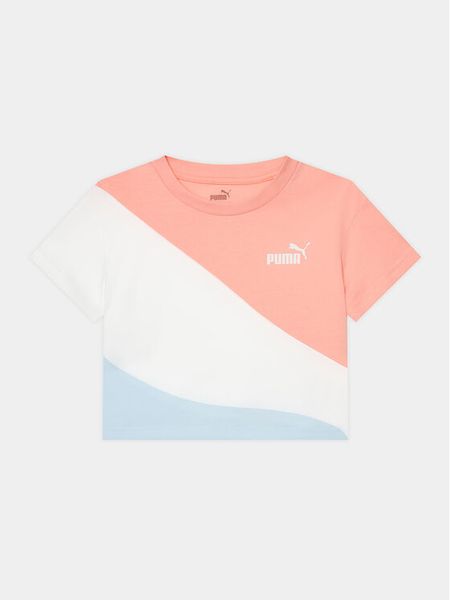Puma T-Shirt Power Cat 676426 Kolorowy Relaxed Fit. T-shirty i topy dla dziewczynek Puma, bez wzorów, z bawełny, bez ramiączek. Za 99.99 zł.