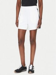 EA7 Emporio Armani Szorty materiałowe 7W000176 AF12643 U0002 Biały Regular Fit. Białe szorty damskie EA7 Emporio Armani, xxl, bez wzorów, z materiału. Za 299.99 zł.