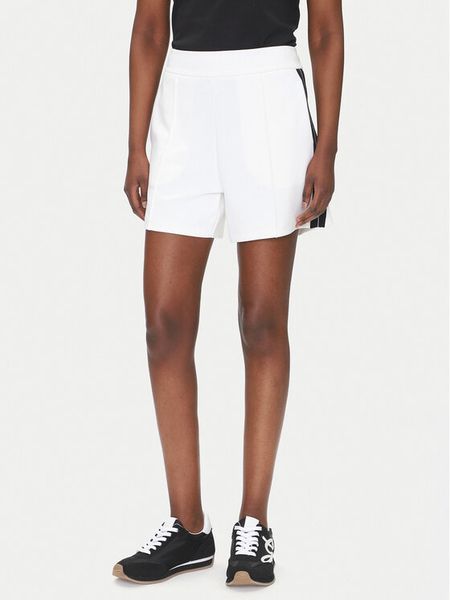 EA7 Emporio Armani Szorty materiałowe 7W000176 AF12643 U0002 Biały Regular Fit. Białe szorty damskie EA7 Emporio Armani, xxl, bez wzorów, z materiału. Za 299.99 zł.