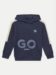 Mayoral Bluza 6482 Granatowy Regular Fit. Niebieskie bluzy dla chłopców Mayoral, bez wzorów, z bawełny, bez ramiączek, bez kaptura. Za 89.99 zł.