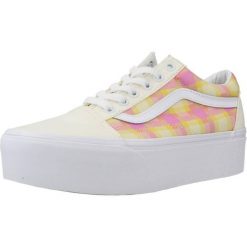 Buty VANS OLD SKOOL STACKFORM Wielokolorowy. Czerwone trampki i tenisówki damskie Vans, bez wzorów, ze skóry, bez zapięcia. Za 277.99 zł.