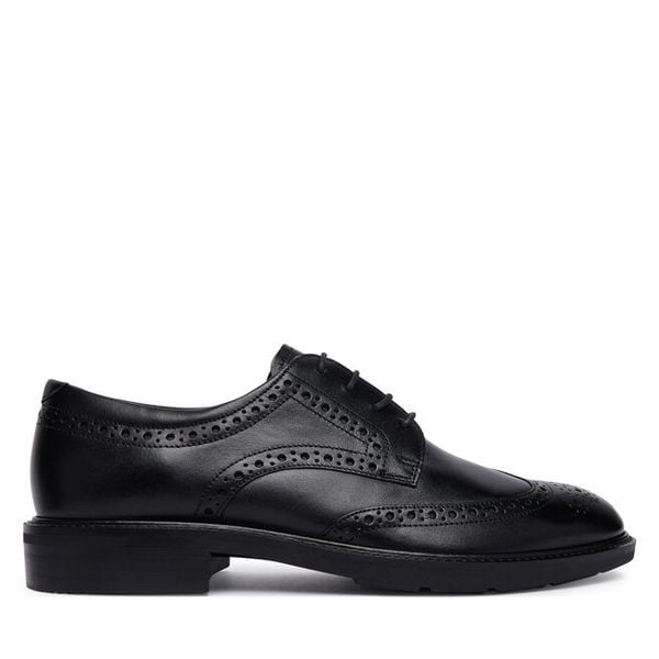 Półbuty ECCO. Czarne eleganckie półbuty ecco, wizytowe, bez zapięcia. Za 849.99 zł.