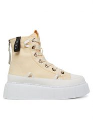Inuikii Trampki Matilda Canvas High 30103-025 Beżowy. Brązowe trampki i tenisówki damskie Inuikii, bez wzorów, z materiału, bez zapięcia. Za 759.99 zł.