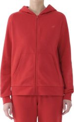 Bluza damska 4F F1763 czerwona 4FWMM00TSWSF1763 062S L. Czerwone bluzy damskie 4f, l, bez wzorów, bez kaptura. Za 242.01 zł.