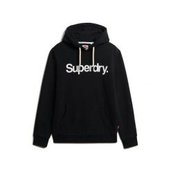 Bluza z kapturem Superdry Core Logo. Czarne bluzy męskie Superdry., s, bez wzorów, z kapturem. Za 420.60 zł.