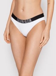 Calvin Klein Swimwear Dół od bikini Classic KW0KW01859 Biały. Białe bikini damskie Calvin Klein Swimwear, m, bez wzorów. Za 119.99 zł.