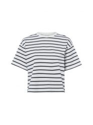 Msch Copenhagen Bluza - MMNima Kobiety Materiał dresowy biały|niebieski, S/M. Białe bluzy damskie MSCH Copenhagen, m, bez wzorów, z dresówki, bez kaptura. Za 179.95 zł.