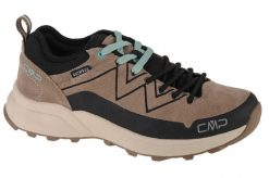 Damskie Niskie buty trekkingowe CMP Kaleepso WP. Brązowe obuwie sportowe damskie CMP, bez wzorów, z materiału, outdoorowe. Za 279.99 zł.