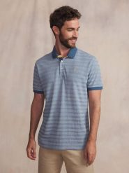 Koszulka Polo Męska TBS Sammipol. Niebieskie koszulki polo męskie TBS, na lato, l, bez wzorów, z bawełny, bez kołnierzyka, bez ramiączek. Za 277.00 zł.