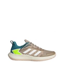 Buty do tenisa unisex Adidas Defiant Speed. Białe obuwie sportowe damskie Adidas, bez wzorów, z materiału, do biegania. Za 510.45 zł.