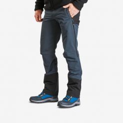Spodnie turystyczne męskie Quechua SH500 Warm. Brązowe spodnie sportowe męskie QUECHUA, na zimę, m, bez wzorów, z materiału, trekkingowe. Za 249.99 zł.