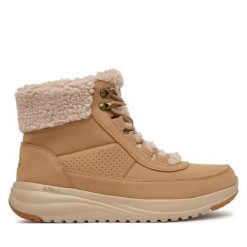 Trapery Skechers. Brązowe śniegowce i trapery damskie Skechers. Za 429.99 zł.