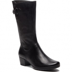 Kozaki MARCO TOZZI - 2-25519-21 Black Antic 002. Czarne kozaki damskie Marco Tozzi, z materiału. Za 399.90 zł.