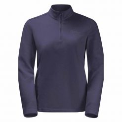 Bluza trekkingowa damska Jack Wolfskin Taunus Hz. Niebieskie bluzy damskie Jack Wolfskin, bez wzorów, z puchu, bez kaptura. Za 179.99 zł.