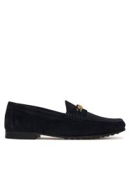 Tommy Hilfiger Mokasyny Th Chain Suede Loafer FW0FW09327 Granatowy. Niebieskie mokasyny damskie Tommy Hilfiger, ze skóry. Za 569.99 zł.