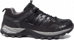 Buty trekkingowe męskie CMP Rigel Low Trekking Shoe Wp Nero/Grey r. 41 (3Q54457-73UC). Szare trekkingi męskie CMP, trekkingowe. Za 356.99 zł.