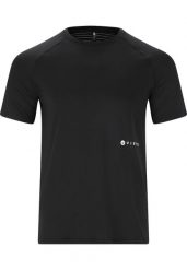 T-shirt Virtus Leroy. Czarne t-shirty męskie VIRTUS, l, bez wzorów, z materiału, eleganckie, bez kołnierzyka. Za 155.50 zł.