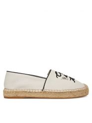 KARL LAGERFELD Espadryle KL81125 Biały. Białe espadryle damskie KARL LAGERFELD, bez wzorów, z materiału, bez obcasa, bez zapięcia. Za 359.99 zł.