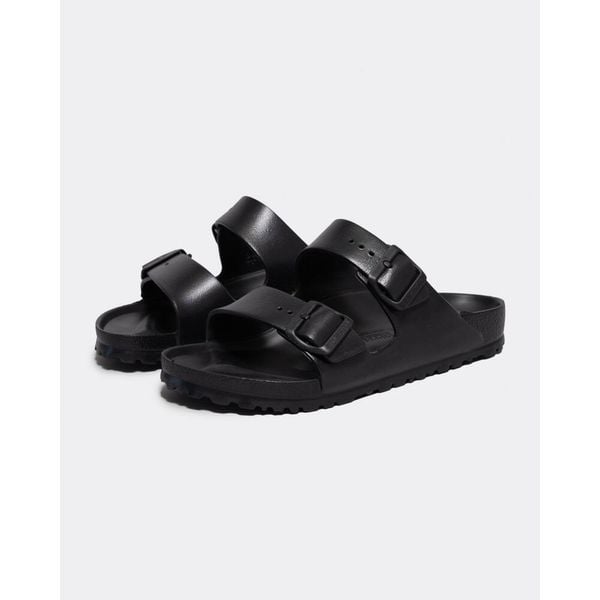 Klapki męskie Birkenstock Arizona Eva. Czarne klapki męskie Birkenstock, z materiału. Za 296.00 zł.