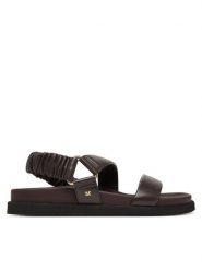 Max Mara Sandały 2614521072600 Brązowy. Brązowe sandały damskie Max Mara, bez wzorów, ze skóry, bez obcasa, na płaskiej podeszwie, bez zapięcia. Za 2,429.00 zł.
