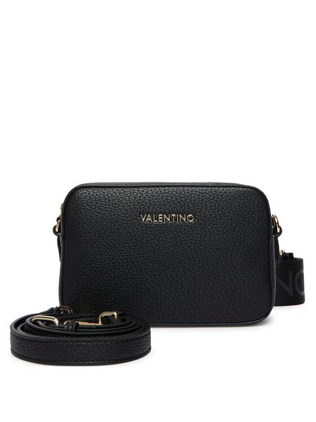 Valentino Torebka Fall Re VBS9EG15 Czarny. Czarne listonoszki damskie Valentino, bez wzorów, ze skóry, bez dodatków. Za 361.99 zł.
