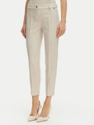 Maryley Spodnie materiałowe 26EB52Z/43LA Beżowy jasny Regular Fit. Brązowe spodnie materiałowe damskie Maryley, xs, bez wzorów, z materiału. Za 229.99 zł.