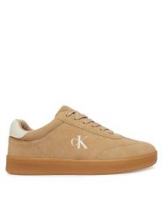 Calvin Klein Sneakersy V3X9-83453-0318 D Brązowy. Brązowe trampki i tenisówki chłopięce Calvin Klein, bez wzorów, ze skóry, bez zapięcia. Za 379.99 zł.