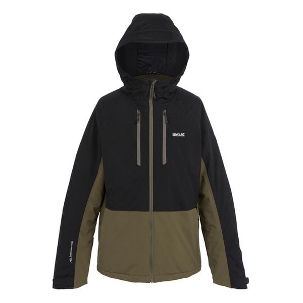 Męska Kurtka Zimowa Highton Stretch III. Brązowe kurtki męskie Regatta, na zimę, m, bez wzorów, z puchu, trekkingowe. Za 156.99 zł.
