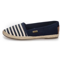 Tom Tailor Baleriny Damskie 38 Ciemny Niebieski. Niebieskie baleriny damskie Tom Tailor, w paski. W wyprzedaży za 139.00 zł.