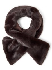 S.Oliver BLACK LABEL szal ze sztucznego futra Kobiety brązowy, ONE SIZE. Brązowe szaliki i chusty damskie s.Oliver BLACK LABEL, bez wzorów. Za 129.95 zł.