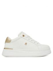 Tommy Hilfiger Sneakersy T3A9-34253-1355 S Biały. Białe buty sportowe dziewczęce Tommy Hilfiger, bez wzorów, ze skóry, bez zapięcia. Za 419.99 zł.