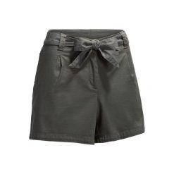 Spodenki Arpenaz 100 damskie. Brązowe szorty damskie QUECHUA, z tkaniny. W wyprzedaży za 24.99 zł.