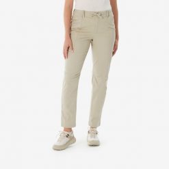 Spodnie turystyczne damskie Quechua NH500 Regular. Brązowe spodnie sportowe damskie QUECHUA, m, bez wzorów, z elastanu, trekkingowe. Za 119.98 zł.