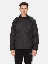 EA7 Emporio Armani Kurtka zimowa 6DPB22 PNGAZ 1200 Czarny Regular Fit. Czarne kurtki męskie EA7 Emporio Armani, na zimę, m, bez wzorów, z syntetyku, bez kaptura. Za 859.99 zł.
