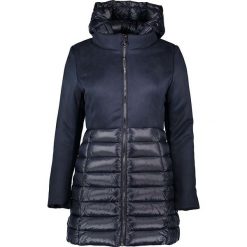 Płaszcz przejściowy w kolorze granatowym. Niebieskie kurtki damskie Winter Selection, bez wzorów, bez kaptura. W wyprzedaży za 227.95 zł.