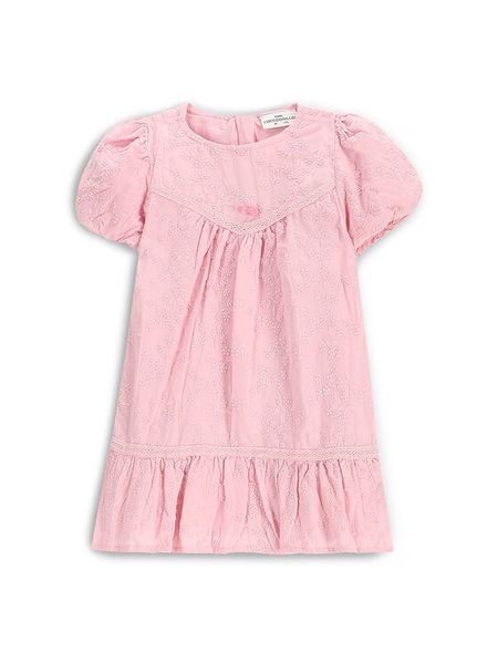 Coccodrillo Sukienka codzienna WC5128201HGN Różowy Regular Fit. Czerwone sukienki dla dziewczynek COCCODRILLO, bez wzorów, z bawełny, bez ramiączek. Za 49.90 zł.